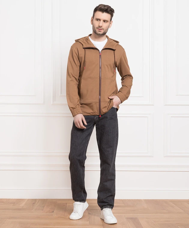 Kiton Brown Sports Jacket 2 Kiton Brown Sports Jacket - Image 2