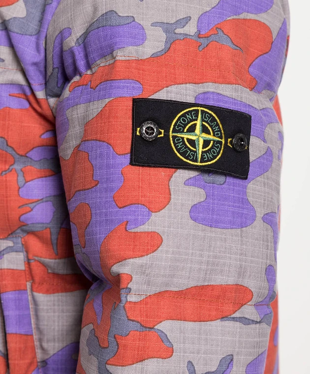 Stone Island Heritage Down Jacket In Camouflage Print 5 Stone Island Heritage Down Jacket In Camouflage Print - Image 5