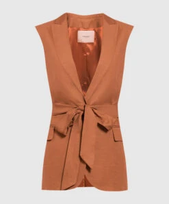TWINSET Brown Vest