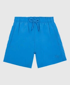 Vilebrequin Children's Blue Jim Swimming Shorts With A Water-reactive Effect
