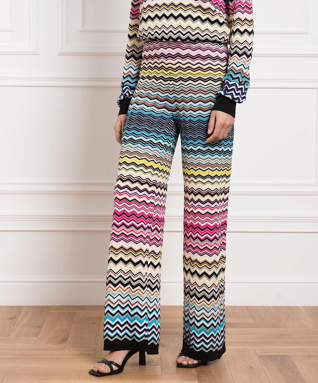 Missoni Pants With A High Fit In A Geometric Pattern 3 Missoni Pants With A High Fit In A Geometric Pattern - Image 3