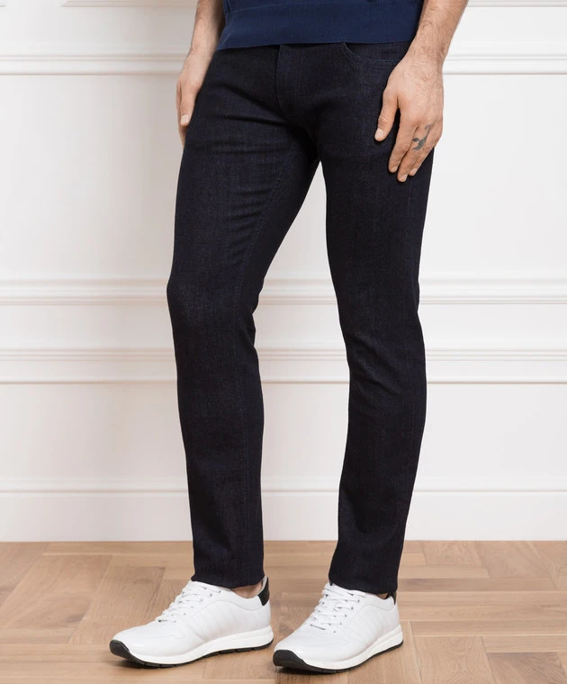 Blue Jeans With Logo 3 Blue Jeans With Logo - Image 3