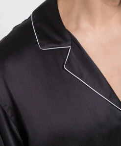 Black Silk Pajamas -Summer Fashion Clothing 84cf7d94 c9cf 4a37 841f 9e644834e237