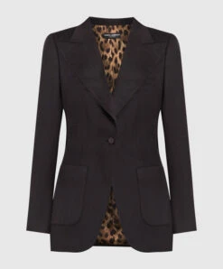 Dolce & Gabbana Black Cashmere Jacket