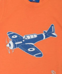 Children's Orange T-shirt With Embroidery 5 Children's Orange T-shirt With Embroidery -Summer Fashion Clothing 85db9ba7 0139 49f0 95e3 88f4c79e04da