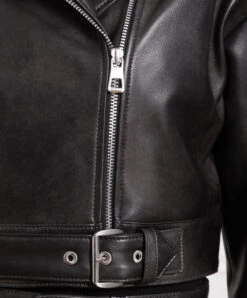 Black Leather Jacket With A Worn Effect 9 Black Leather Jacket With A Worn Effect -Summer Fashion Clothing 8717eec3 f06b 42f6 93d1 bd643323e797