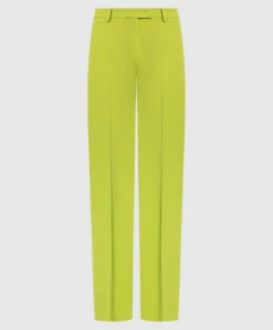 Michael Kors Green Pants Made Of Wool