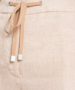 Peserico Beige Linen Pants -Summer Fashion Clothing 8a455399 4472 40b2 ae52 942ba16142e6