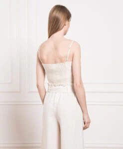 MAX & Co. Beige Linen Top -Summer Fashion Clothing 8ad91c0d 0310 4147 8365 efe05c23ed9d