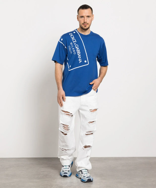 Dolce & Gabbana White Jeans With Holes 2 Dolce & Gabbana White Jeans With Holes - Image 2