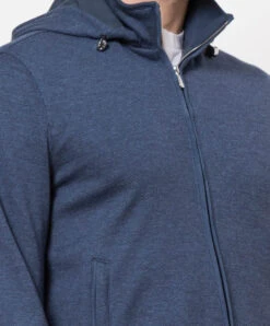 Blue Melange Sports Jacket -Summer Fashion Clothing 8c477b78 3d18 4850 a180 f50c75d4a975