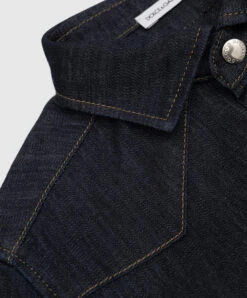 Dolce & Gabbana Children's Blue Denim Shirt With Metallic Logo -Summer Fashion Clothing 8cc2c918 fbe5 4580 9de2 ead2e0b8dccd