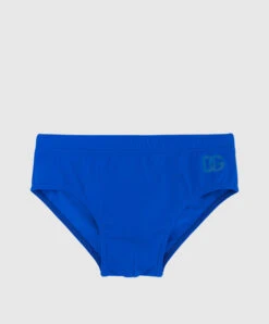 Dolce & Gabbana Children's Blue Swimming Trunks With DG Logo