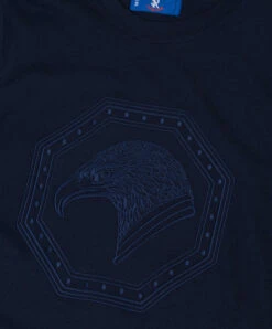 Children's Dark Blue T-shirt With An Emblem -Summer Fashion Clothing 8db39916 63a5 4a9e a75a bf8cb624bc5b