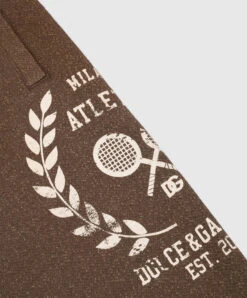 Dolce & Gabbana Children's Brown Joggers With A Print -Summer Fashion Clothing 8ea8007c 7dd8 4b77 8990 8097db513af7