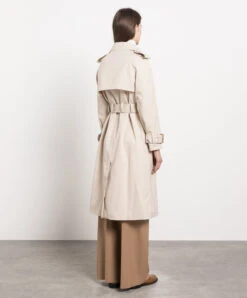 Bogart Beige Double-breasted Trench Coat -Summer Fashion Clothing 904274ef 90b8 4140 b8fe 6da4c5f49ecc