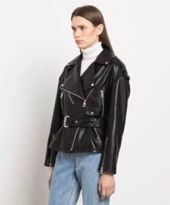 Black Leather Jacket -Summer Fashion Clothing 90e617b8 d6f8 4d47 813c b4ebbb7dfb9b