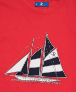 Children's Red T-shirt With Embroidery 5 Children's Red T-shirt With Embroidery -Summer Fashion Clothing 9131fbef ada2 48cc 8744 319a63d7c8bb