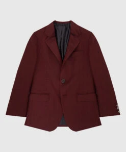 Patterned Wool And Silk Jacket For Children