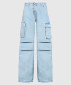 Coperni Blue Cargo Jeans
