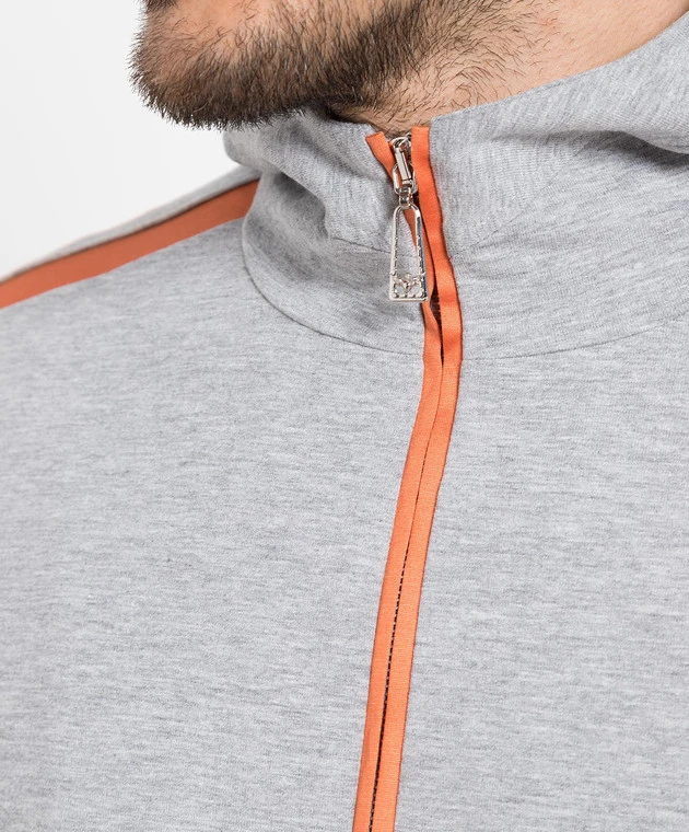 Gray Sports Jacket 5 Gray Sports Jacket - Image 5