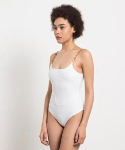 White Swimsuit Ninetta With Chains -Summer Fashion Clothing 97ada309 c863 48d1 95c2 fc21e76643a1
