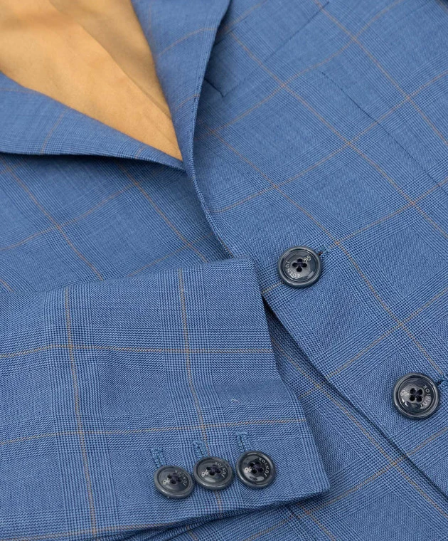 Checked Wool Jacket For Children 3 Checked Wool Jacket For Children - Image 3