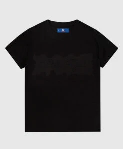 Children's Black T-shirt With Logo