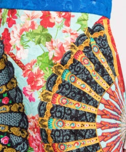 Dolce & Gabbana Blue Printed Skirt 9 Dolce & Gabbana Blue Printed Skirt -Summer Fashion Clothing 9abfcf99 eb77 41b5 860d 43c0c34c2ff0