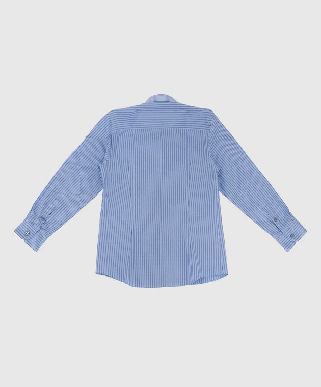 Children's Blue Striped Shirt 2 Children's Blue Striped Shirt - Image 2
