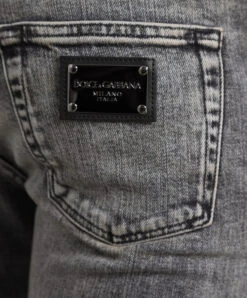 Dolce & Gabbana Gray Slim Jeans With A Vintage Effect 9 Dolce & Gabbana Gray Slim Jeans With A Vintage Effect -Summer Fashion Clothing 9b9c612a 8a28 4839 b328 7846abe7a605