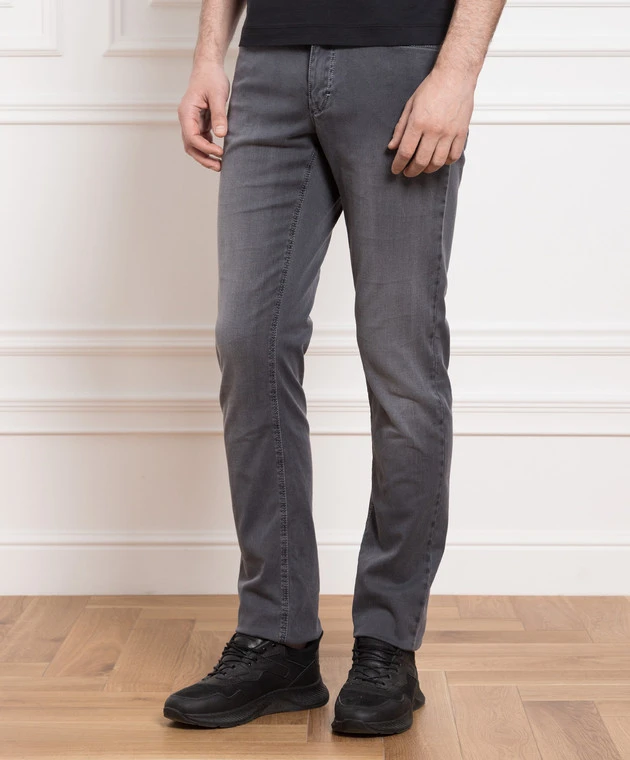 Gray Logo Jeans 3 Gray Logo Jeans - Image 3