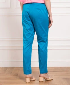 MARINA RINALDI Blue Pants -Summer Fashion Clothing 9c981cd8 8a38 4173 b29b f614747147de