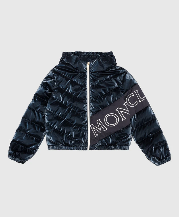 Vonnes Baby Blue Down Jacket With Logo 1 Vonnes Baby Blue Down Jacket With Logo