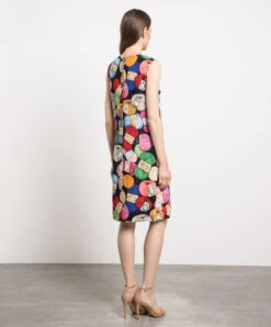 Dolce & Gabbana Black Midi Dress In A Branded Print 8 Dolce & Gabbana Black Midi Dress In A Branded Print -Summer Fashion Clothing 9d9f2da4 9de2 47c4 b70b d855c129e457