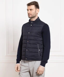 Peserico Blue Down Vest -Summer Fashion Clothing 9ea6bc5e 42b1 400b a302 3f5ce88ece9b