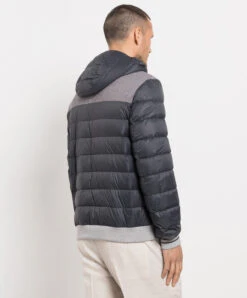 Peserico Blue Quilted Down Jacket -Summer Fashion Clothing 9f2dc9cd 79dd 4cca 93f2 87ec669cde14