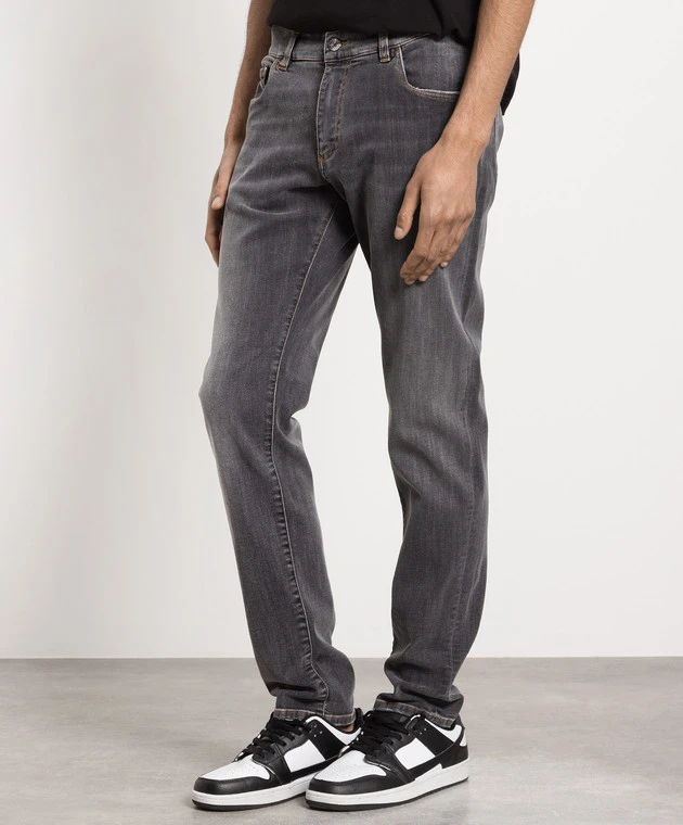 Dolce & Gabbana Gray Slim Jeans With A Distressed Effect 3 Dolce & Gabbana Gray Slim Jeans With A Distressed Effect - Image 3