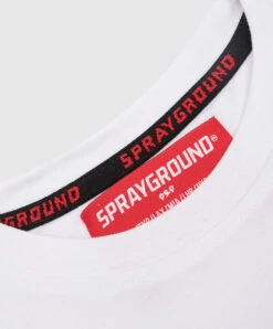 SPRAYGROUND Children's White T-shirt With Andre Tokio Bubble Print -Summer Fashion Clothing 9fb39681 5190 4e27 9033 03fc8f4bf041