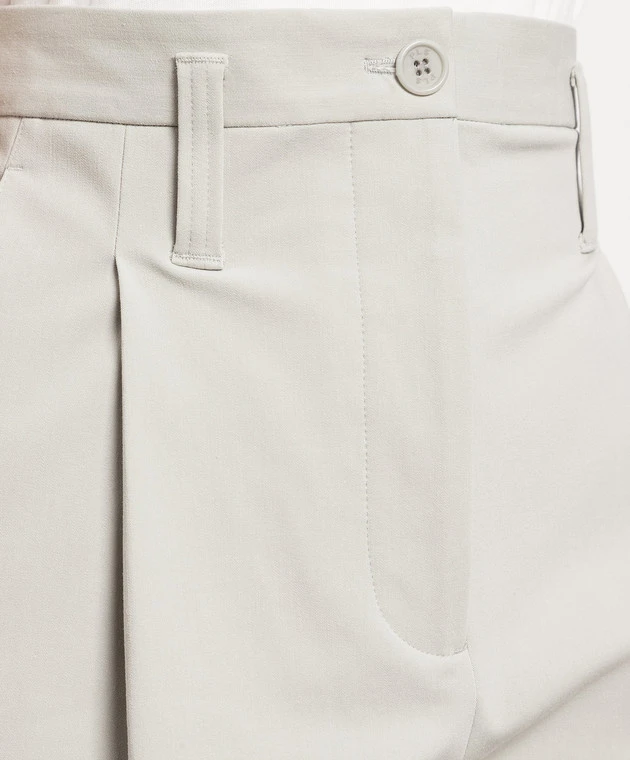 Philosophy Di Lorenzo Serafini Green Trousers With A High Fit 5 Philosophy Di Lorenzo Serafini Green Trousers With A High Fit - Image 5