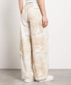 ERMANNO SCERVINO Beige Jeans In A Camouflage Print -Summer Fashion Clothing a1aa8f37 7b2b 4bbd 8e3a 37fd22e2a48b