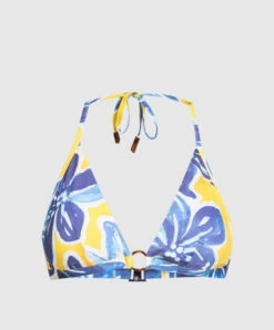 Vilebrequin Yellow Bodice From Flechett Swimsuit In A Print