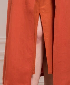 MARINA RINALDI Brown Linen Dress 9 MARINA RINALDI Brown Linen Dress -Summer Fashion Clothing a25dbc93 213b 47b8 8204 724d3a5f6417