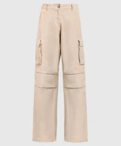 Coperni Beige Cargo With A Vintage Effect