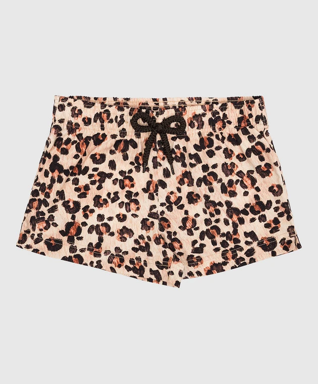 Vilebrequin Children's Beige Gaya Printed Swimming Shorts 1 Vilebrequin Children's Beige Gaya Printed Swimming Shorts