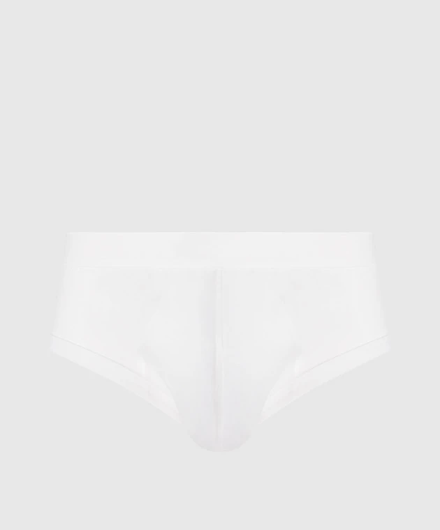 Sea Island Logo Briefs In White 1 Sea Island Logo Briefs In White