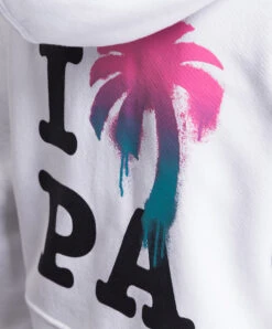 Palm Angels I Love PA White Sports Jacket -Summer Fashion Clothing a483c81e 29ce 47ea bebb 335af5d2e48a