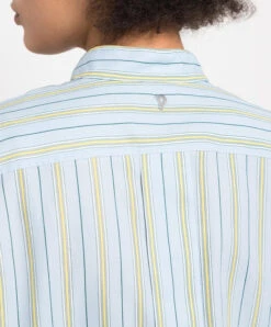 Dondup Blue Striped Top -Summer Fashion Clothing a5a375d8 19eb 4576 8795 069365c9c535