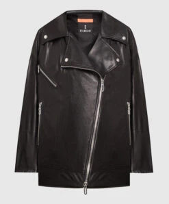 Giusy Black Leather Jacket