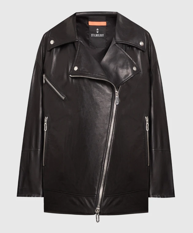 Giusy Black Leather Jacket 1 Giusy Black Leather Jacket